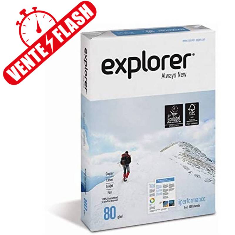 Rame Papier A4 EXPLORER 80 g/m2 Extra Blanc