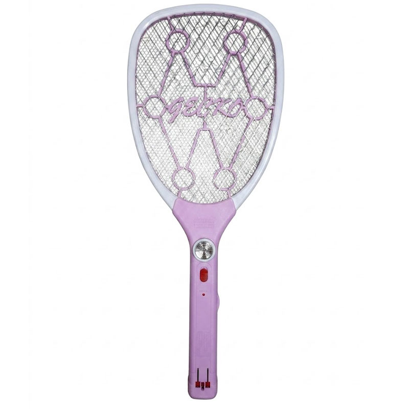 Raquette Anti-Moustiques Électrique Rechargeable LTD-306 - Rose