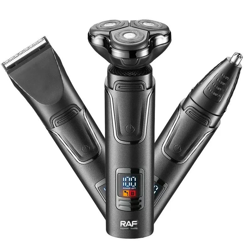 Rasoir Rechargeable 3EN1 RAF R-11203 - Noir - RAF