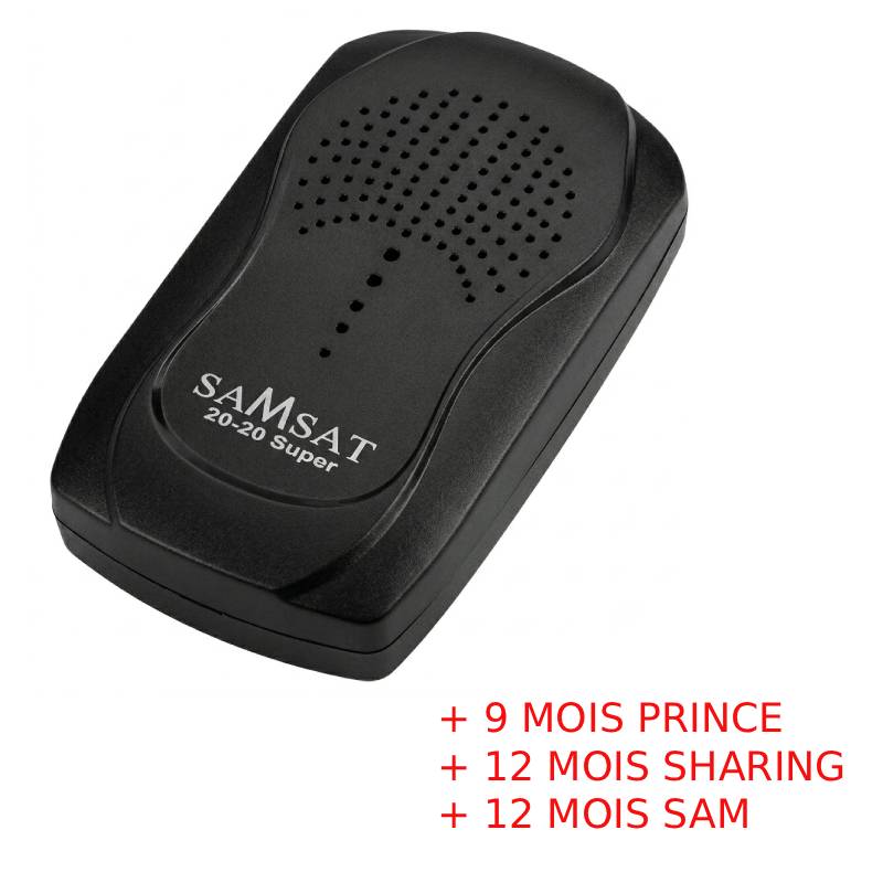 Récepteur Samsat HD 20-20 Super Avec Wifi Intégré - Noir - SAMSAT