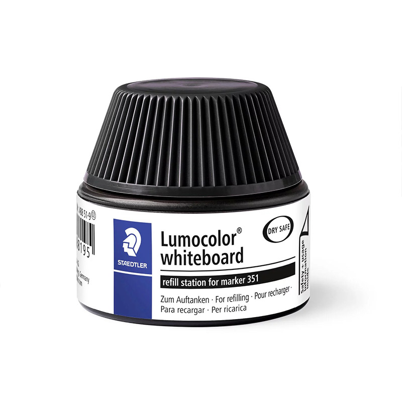 Recharge marqueurs STAEDTLER pour marqueurs permanent Lumocolor 350 et 352 B Noir - STAEDTLER