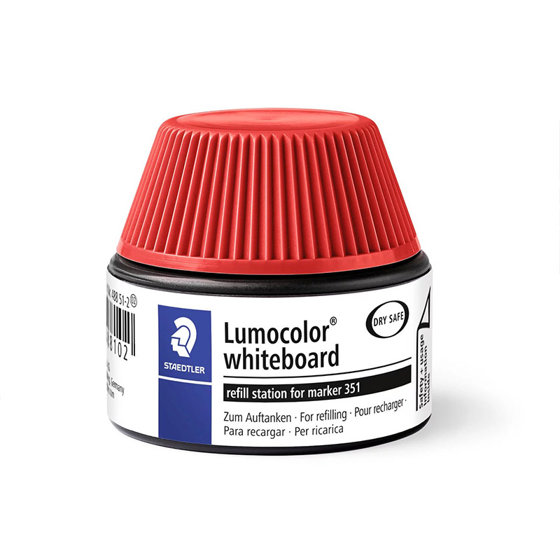 Recharge marqueurs STAEDTLER pour marqueurs permanent Lumocolor 350 et 352 B Rouge