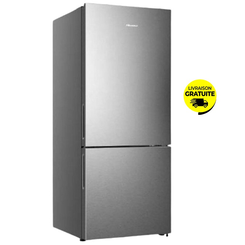Réfrigérateur Combiné Inverter HISENSE RB3P422NSC 470L NoFrost - Inox - Hisense