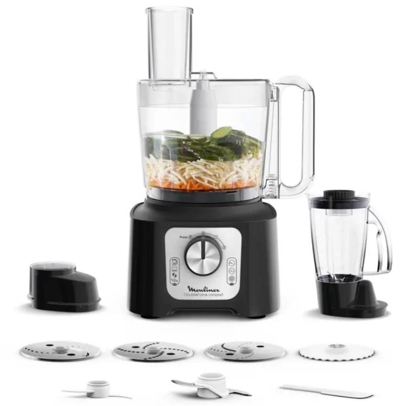 Robot Multifonction MOULINEX FP546811 800Watts - Noir - Moulinex