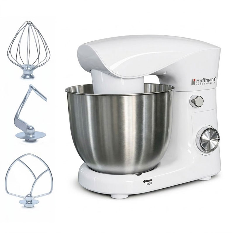 Robot Pétrin HOFFMANS HM-80886L-B 1500 Watts - Blanc