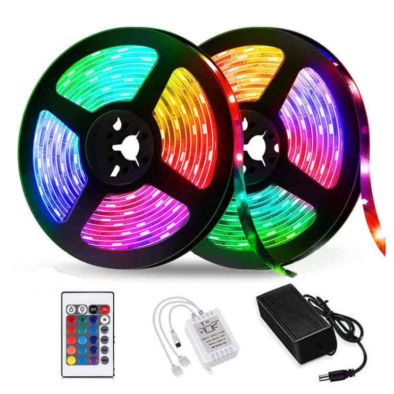 Ruban LED RGB multicolore - 5 Mètres