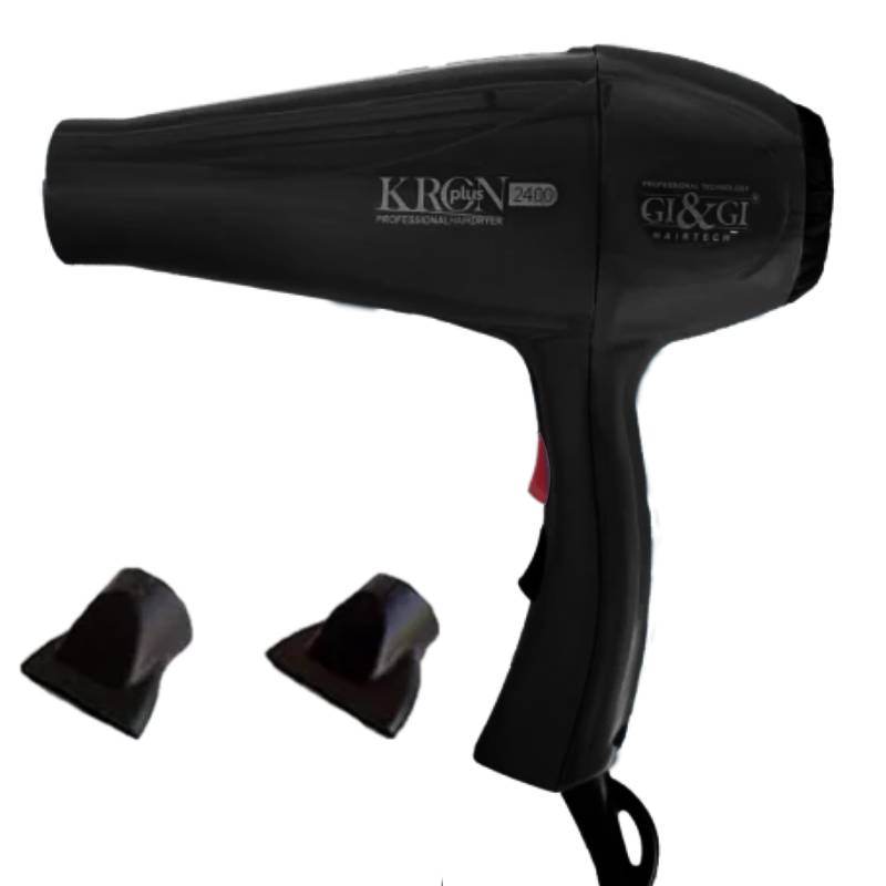 Sèche Cheveux GI&GI Kron Plus 2400 Watts - Noir