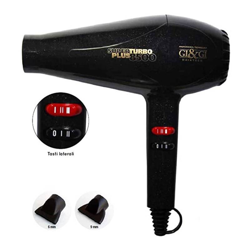 Sèche Cheveux GI&GI Super Turbo 8500 2500W - Noir
