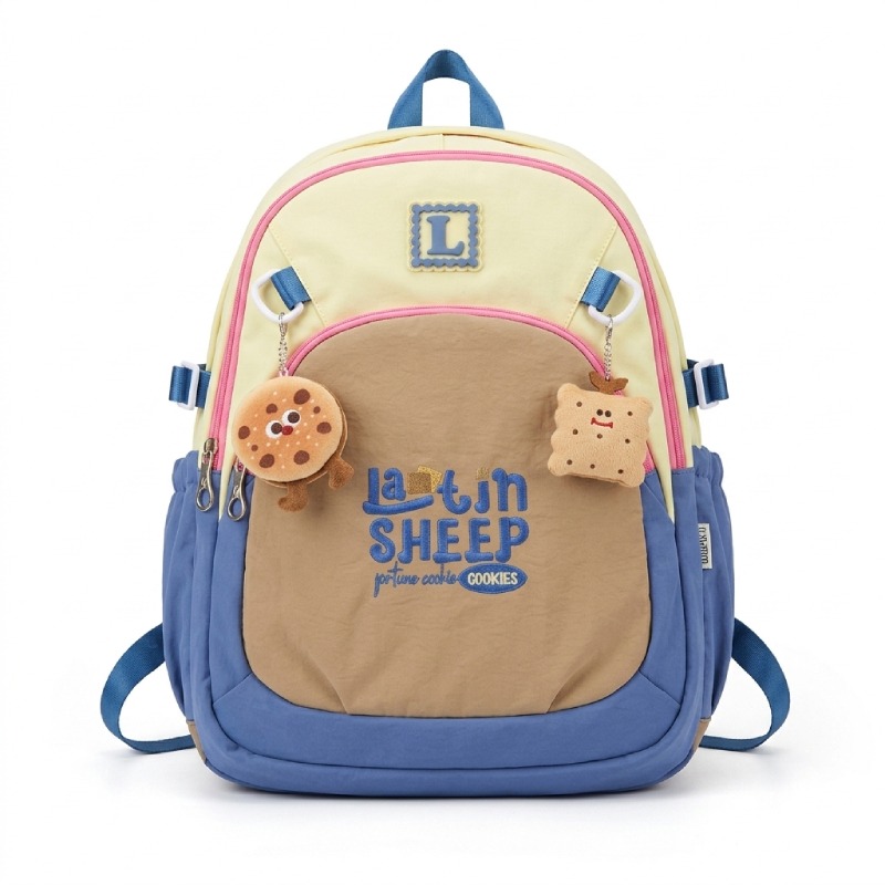 Sac À Dos Scolaire 3 Compartiments - Noir Et Jaune