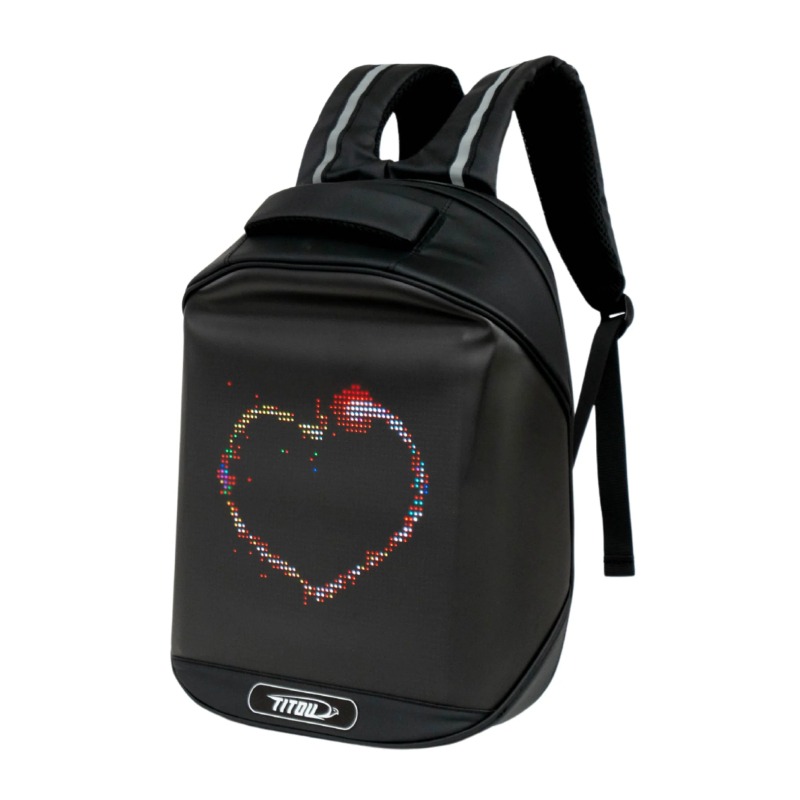 Sac A Dos TITOU Led Pour Enfant Noir - TITOU
