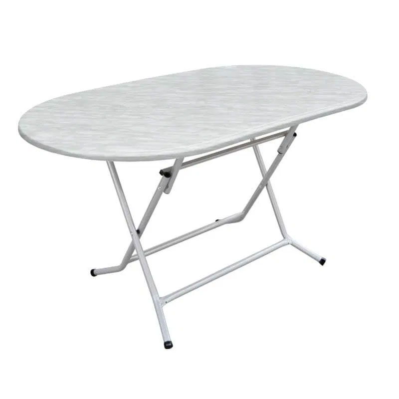 Table SOTUFAB Pliante Ovale 145x78 Werzalit - Marbré