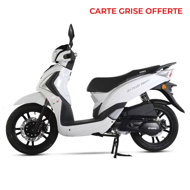 à essence TUNIZNEN ST PLUS 125cc - Blanc - TUNIZNEN