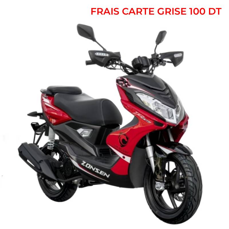 UNISCOOT Zonsen ZT6 Sport 125cc - Rouge - UNISCOOT