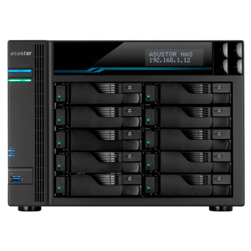 Serveur De Stockage ASUSTOR NAS AS6510T00 LOCKERSTOR 10 - Noir