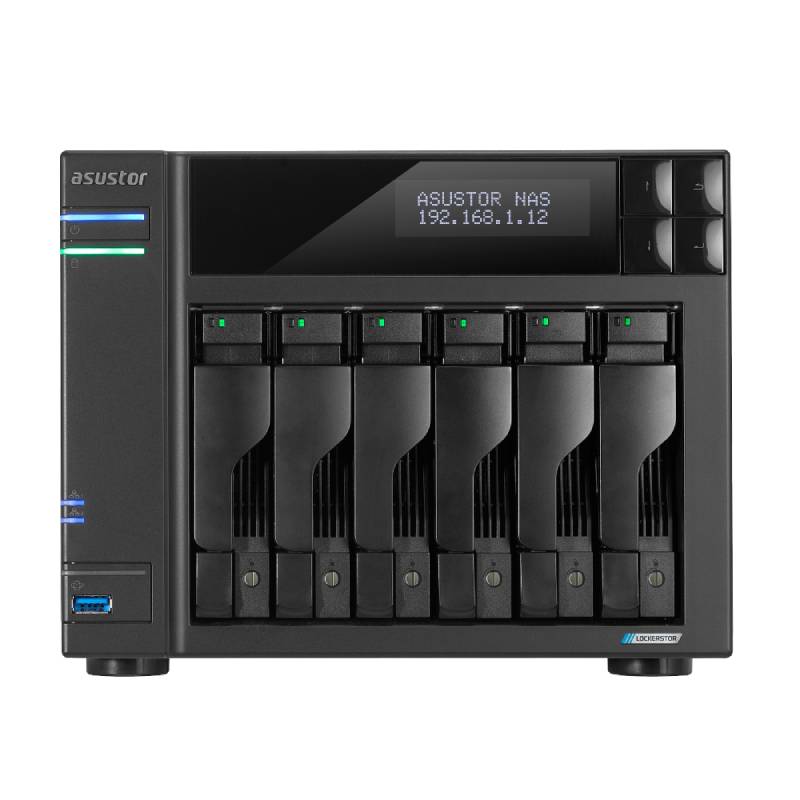 Serveur De Stockage ASUSTOR NAS AS6706T Lockerstor 6 GEN 2 - Noir - ASUSTOR