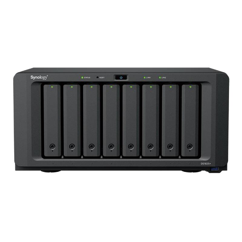 Serveur De Stockage SYNOLOGY NAS DS1825 DiskStation - Noir - SYNOLOGY