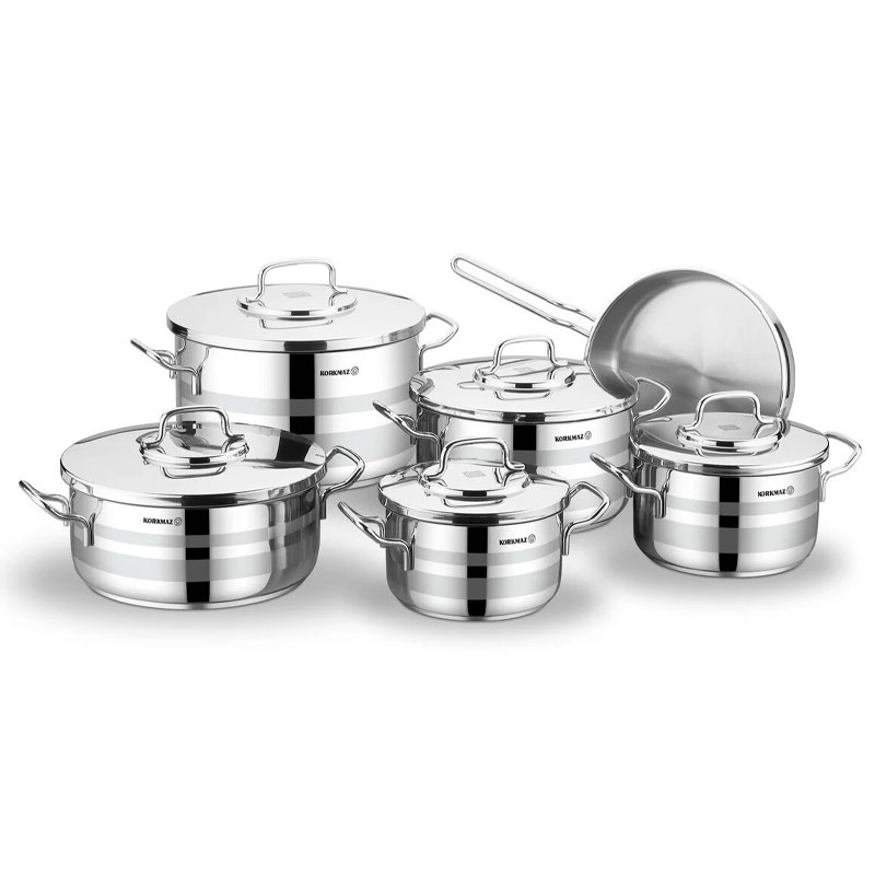 Set 11 Pièces KORKMAZ A2052 - Inox - KORKMAZ
