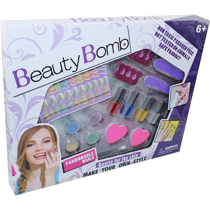 Set de beauté en coffret "Beauty Bomb" pour Filles 6671