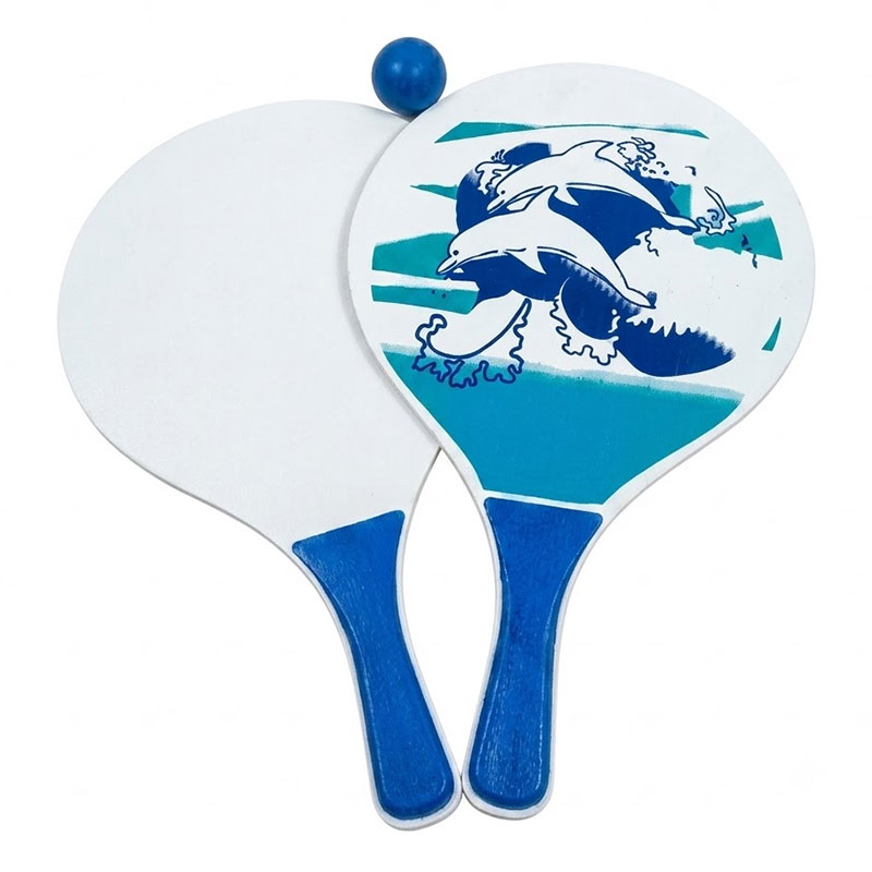 Set de Raquettes Beach Ball - Bleu & Blanc