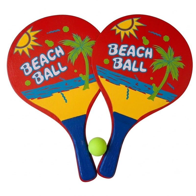 Set de Raquettes Beach Ball - Bleu & Rouge