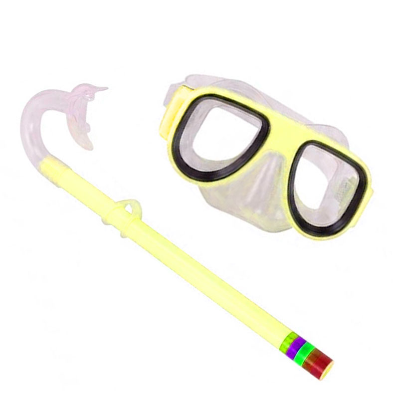 Kit d'exploration aquatique Masque & Tuba pour Enfants - Jaune