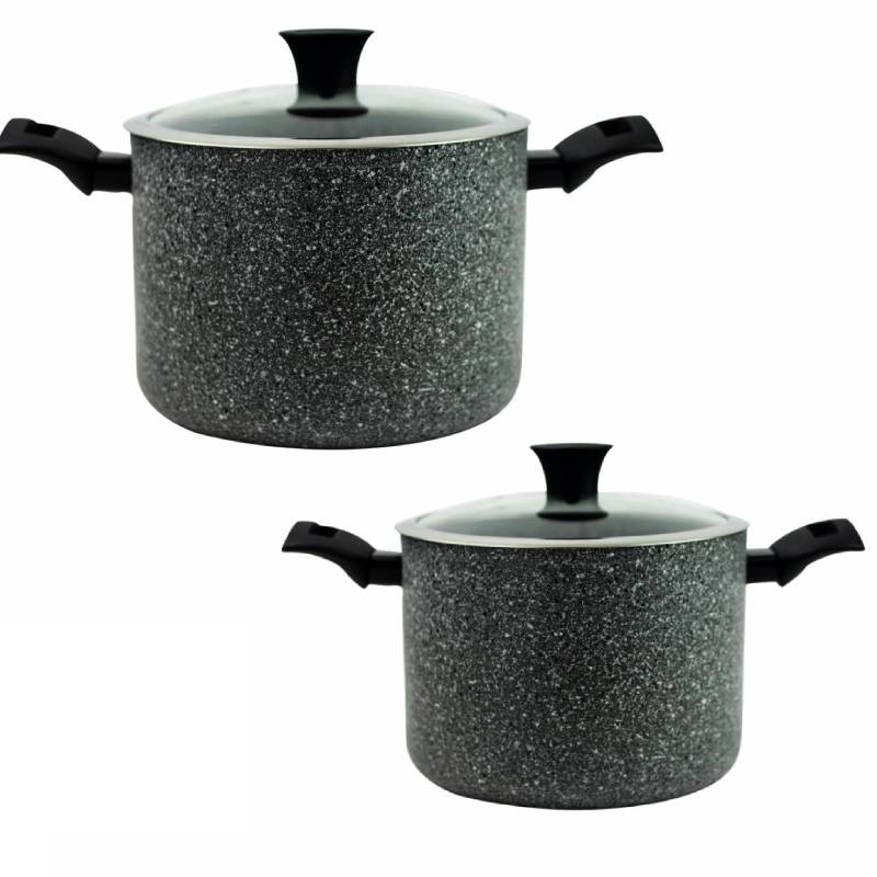 Set De 2 Marmites FLONAL 20cm&24cm - Piètra Noir