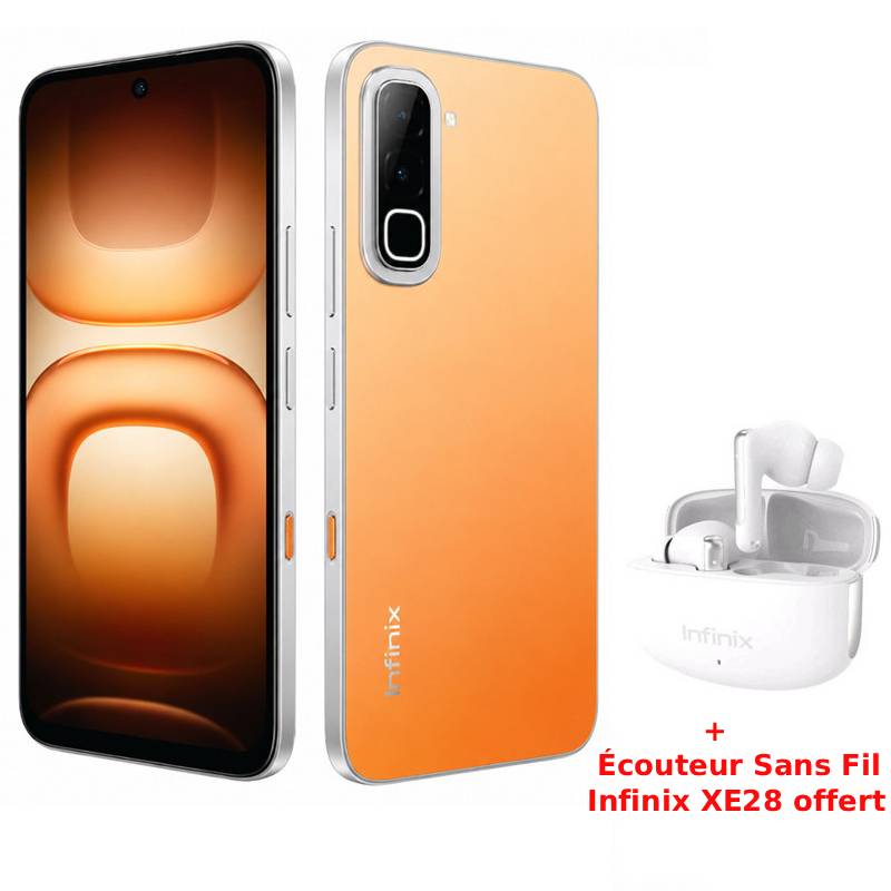 Infinix Hot 70 4G 16GB 256GB - Thermo Orange - Infinix