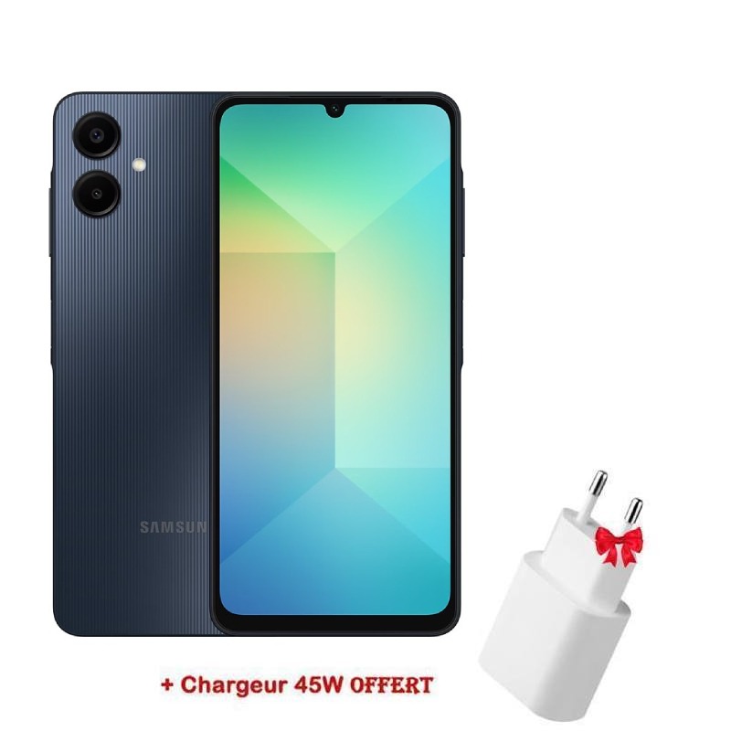 Smartphone SAMSUNG GALAXY A06 4G 8Go 128Go - Noir - Samsung