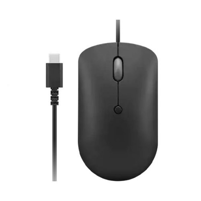 Souris Filaire LENOVO compacte 400 USB-C - Noir - Lenovo