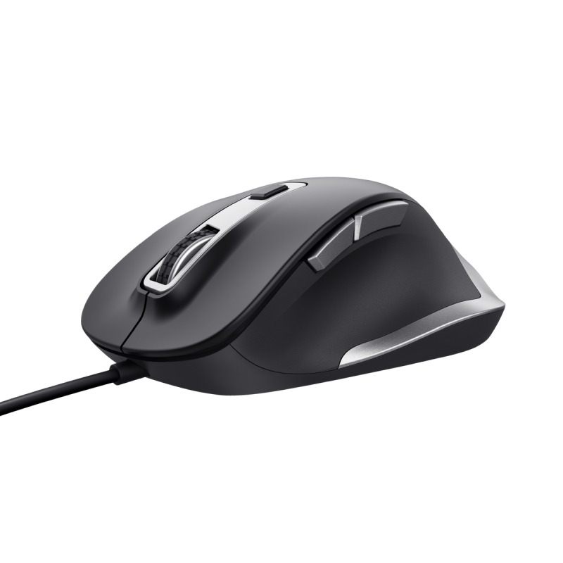 Souris Filaire TRUST Fyda Eco - Noir - TRUST
