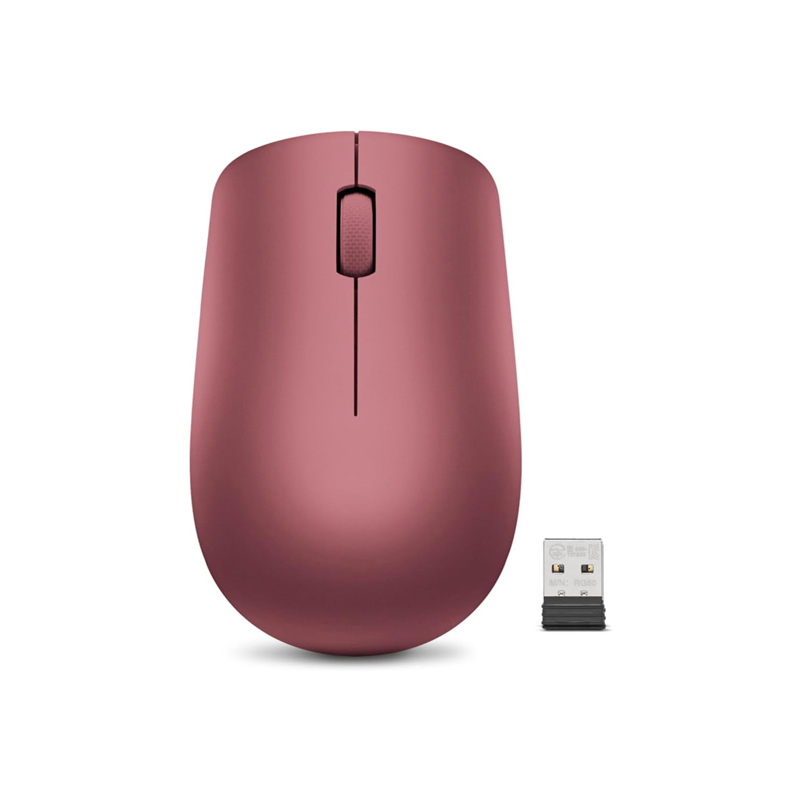 Souris Optique Sans Fil LENOVO 530 - Rouge cerise - Lenovo