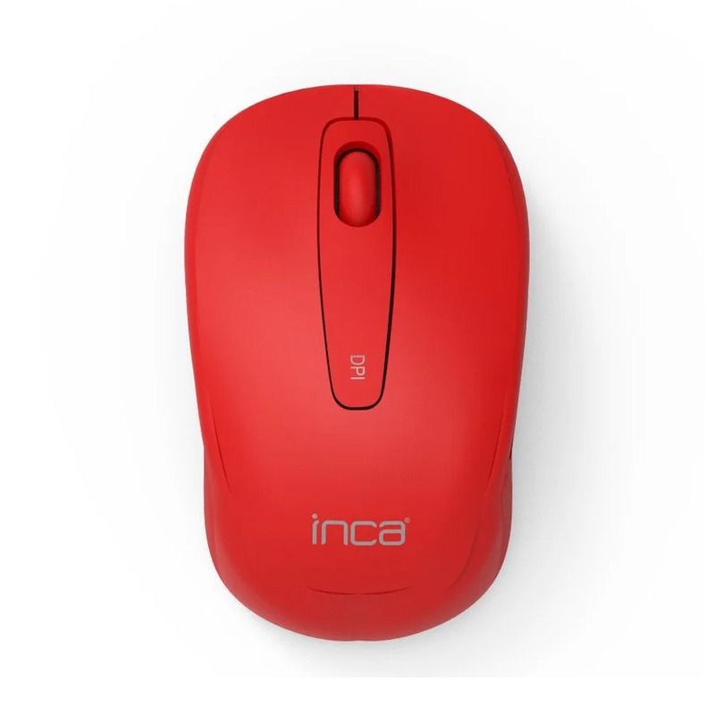 Souris Sans Fil INCA IWM-331RK - Rouge - INCA