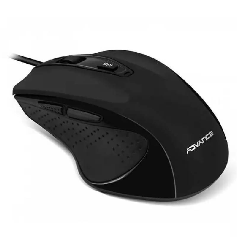Souris Filaire ADVANCE Shape 6D USB - Noir