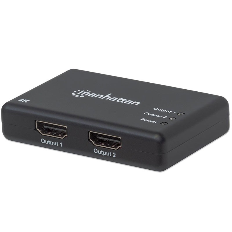 Splitter HDMI 2 Ports 4K MANHATTAN Splitter 4K - Noir - MANHATTAN