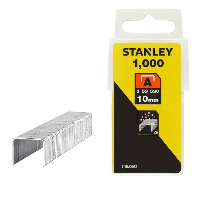 STANLLEY AGRAFE 10MM TYPE A 1-TRA206T