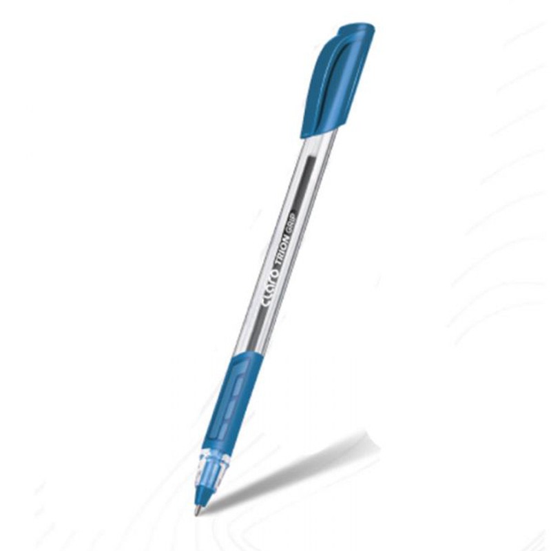 Stylo à Bille CLARO Trion Grip - Bleu - CLARO