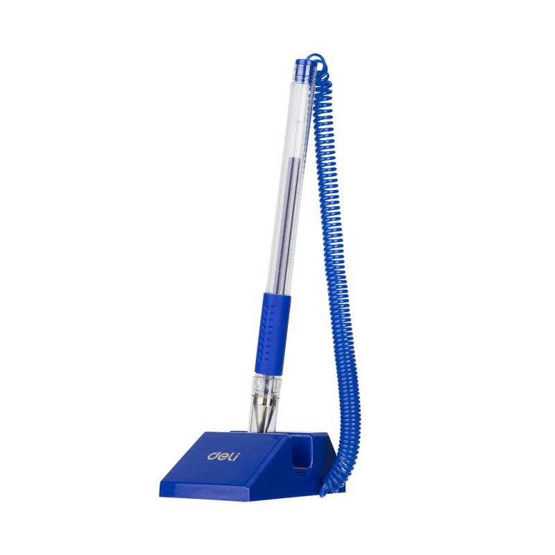 Stylo à Bille Soft Avec Support 0,5 mm 180 Degrés - Bleu