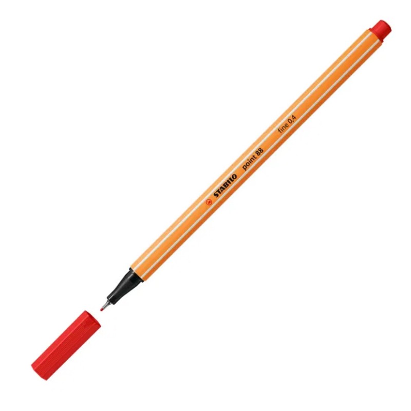 Stylo Feutre STABILO Point 88- Rouge - STABILO