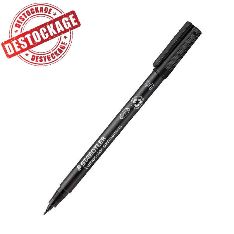 Stylo Lumocolor permanent STAEDTLER universel S Noir