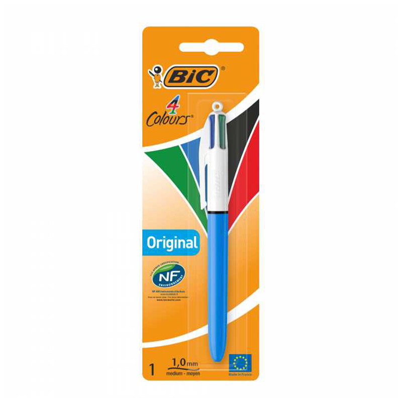 Stylos BIC Blister 4 couleurs Meduim - (601613) - BIC