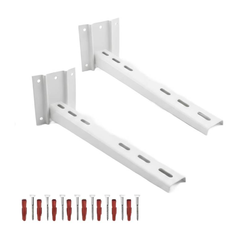 SUPPORT CLIMATISEUR PRO DE 9000 à 24000 BTU + 8 TIRFOND et 8 CHEVILLES