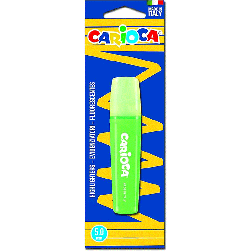 Surligneur CARIOCA Memolight - Vert - CARIOCA