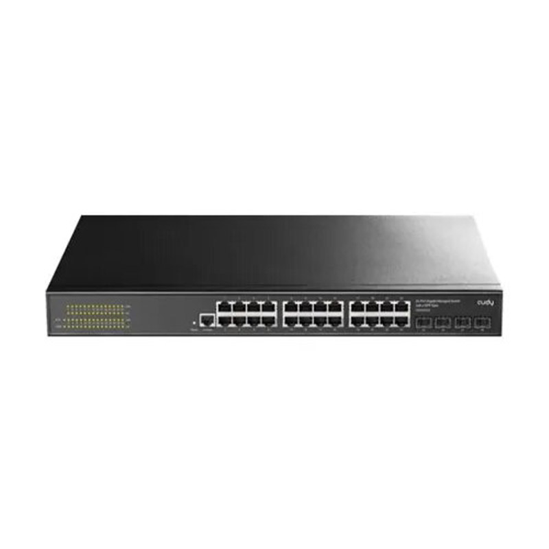 Switch CUDY Gigabit Layer 2 Géré 24 Ports avec 4 Emplacements Gigabit SFP - CUDY
