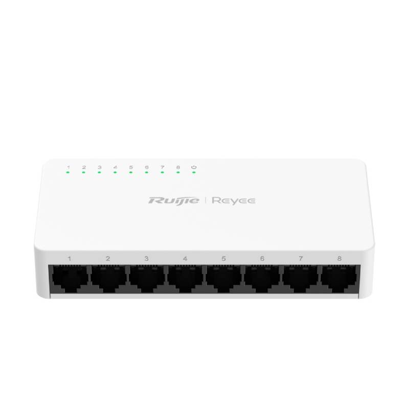 Switch RUIJIE RG-ES08F 8 Ports 10/100 Mbps sans PoE - Blanc - RUIJIE