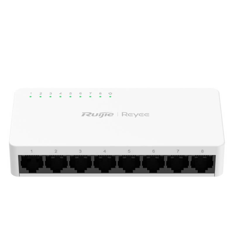 Switch RUIJIE RG-ES08G-L 8 Ports 10/100/1000 Mbps Sans PoE - Blanc - RUIJIE
