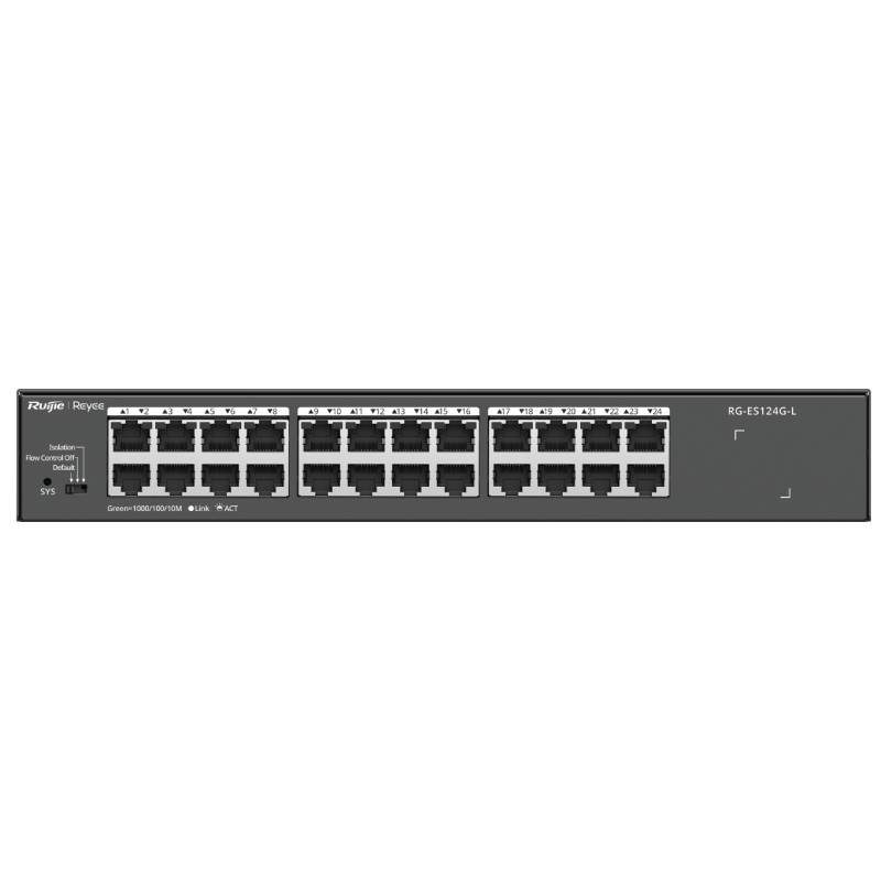 Switch RUIJIE RG-ES124G-L 24 Ports 10/100/1000 Mbps sans PoE - RUIJIE