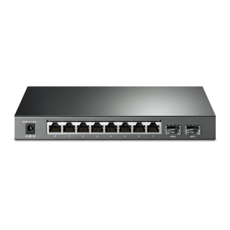 Switch TP-LINK TL-SG2210P 8 ports Gigabit PoE + 2 Ports SFP Noir - TP-LINK