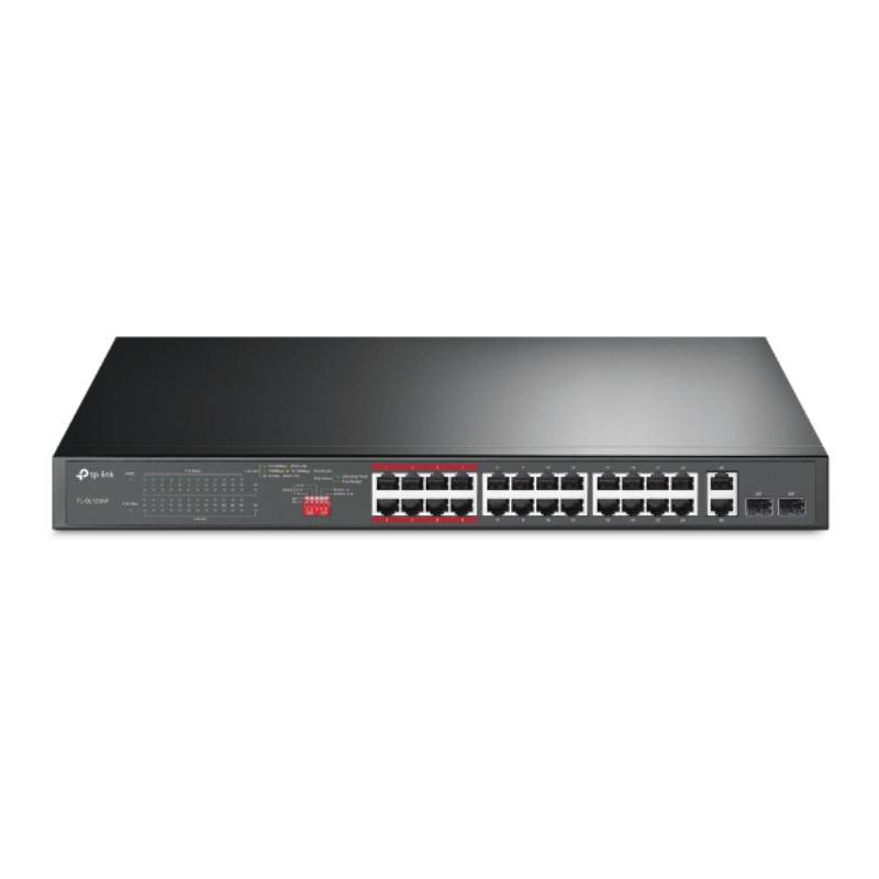 Switch TP-LINK TL-SL1226P 24 ports PoE+ 10/100 Mbps + 2 ports Gigabit - TP-LINK