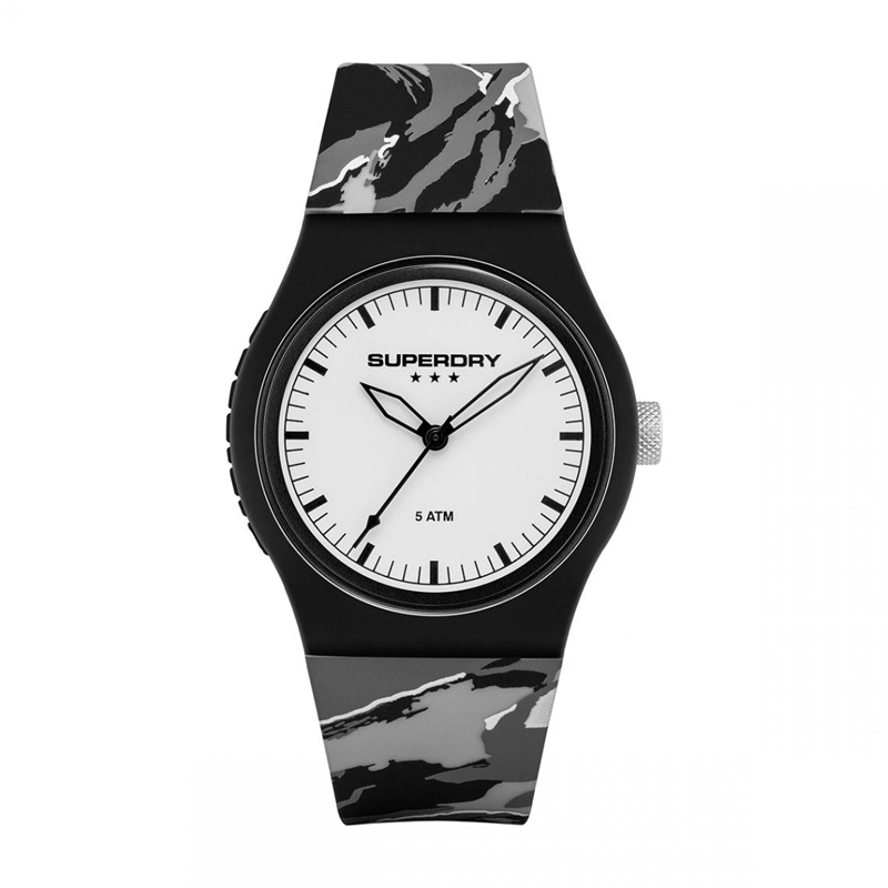 Montre Femme SUPERDRY - Camouflage Noir & Gris (SYL-270EW)
