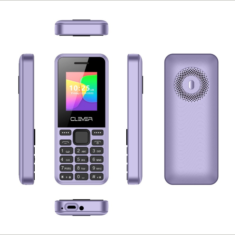 Téléphone Portable Clever C4 - Purple